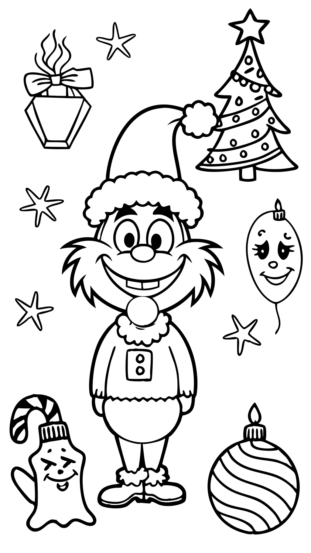 the grinch coloring pages